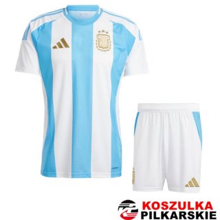 Zestaw Koszulki Piłkarskie Argentyna Dom i Spodenki 2024/2025