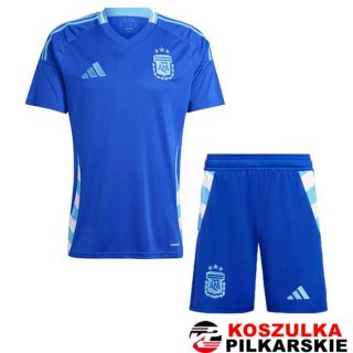 Koszulki Piłkarskie Argentyna Dzieci Wyjazd Niebieski 2024/2025