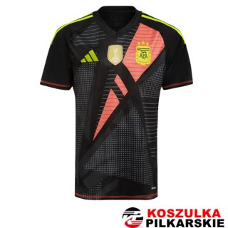 Koszulki Piłkarskie Argentyna Bramkarz Czarny 2024/2025